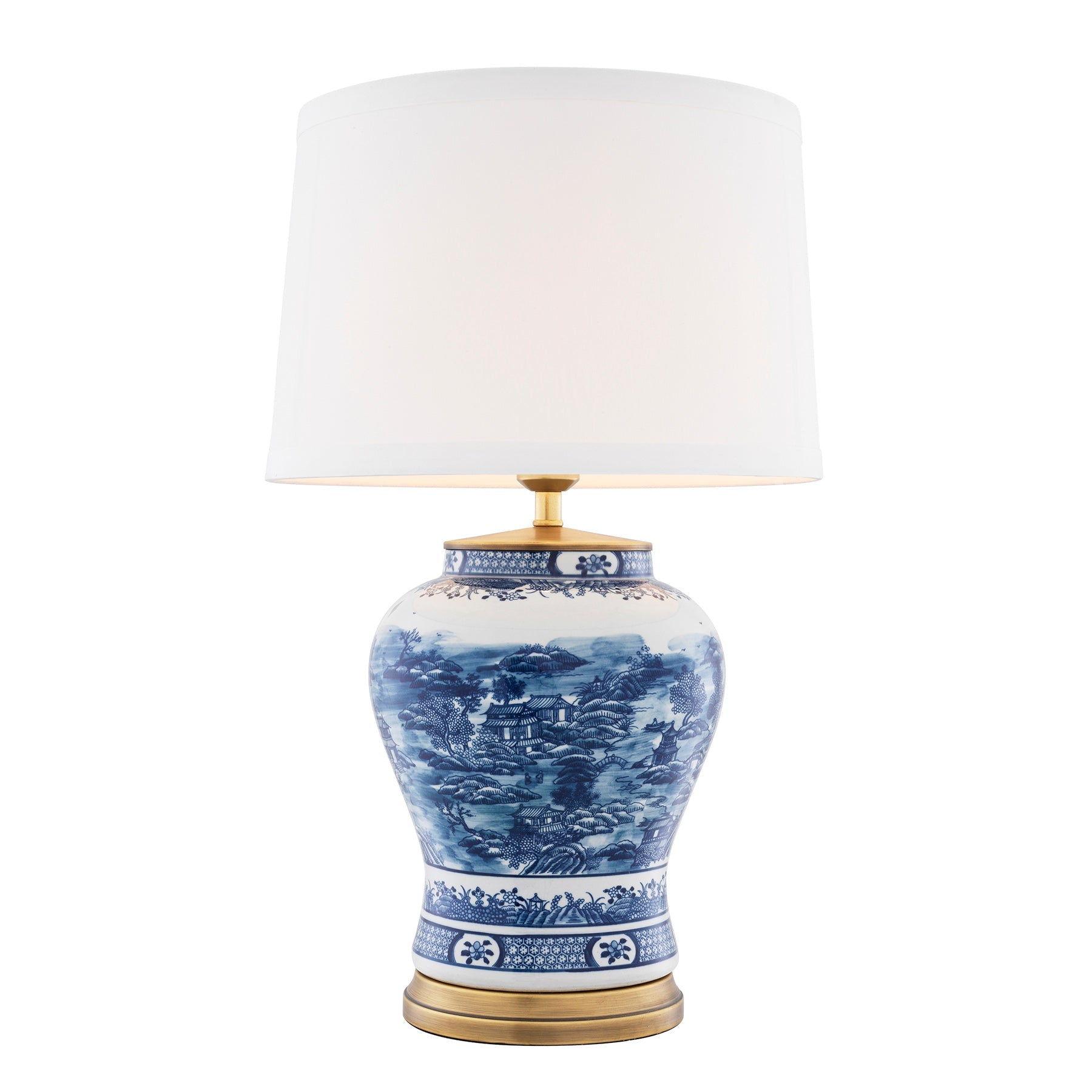 CHINESE BLUE - Tischlampe