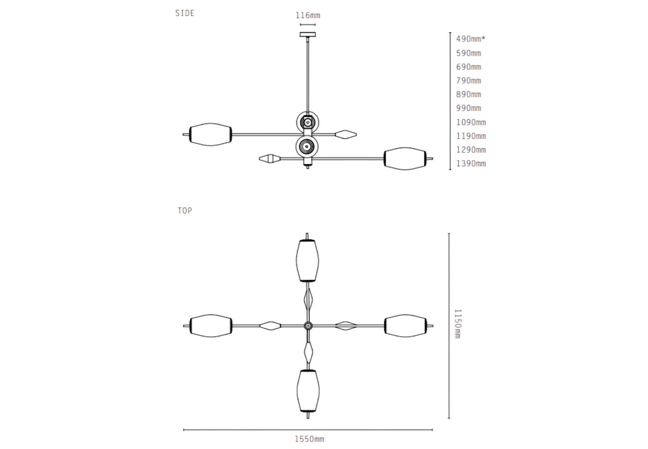 SUPERNOVA 4 - Pendant Light