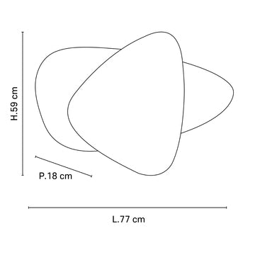 SCREEN 2L - Wandleuchte