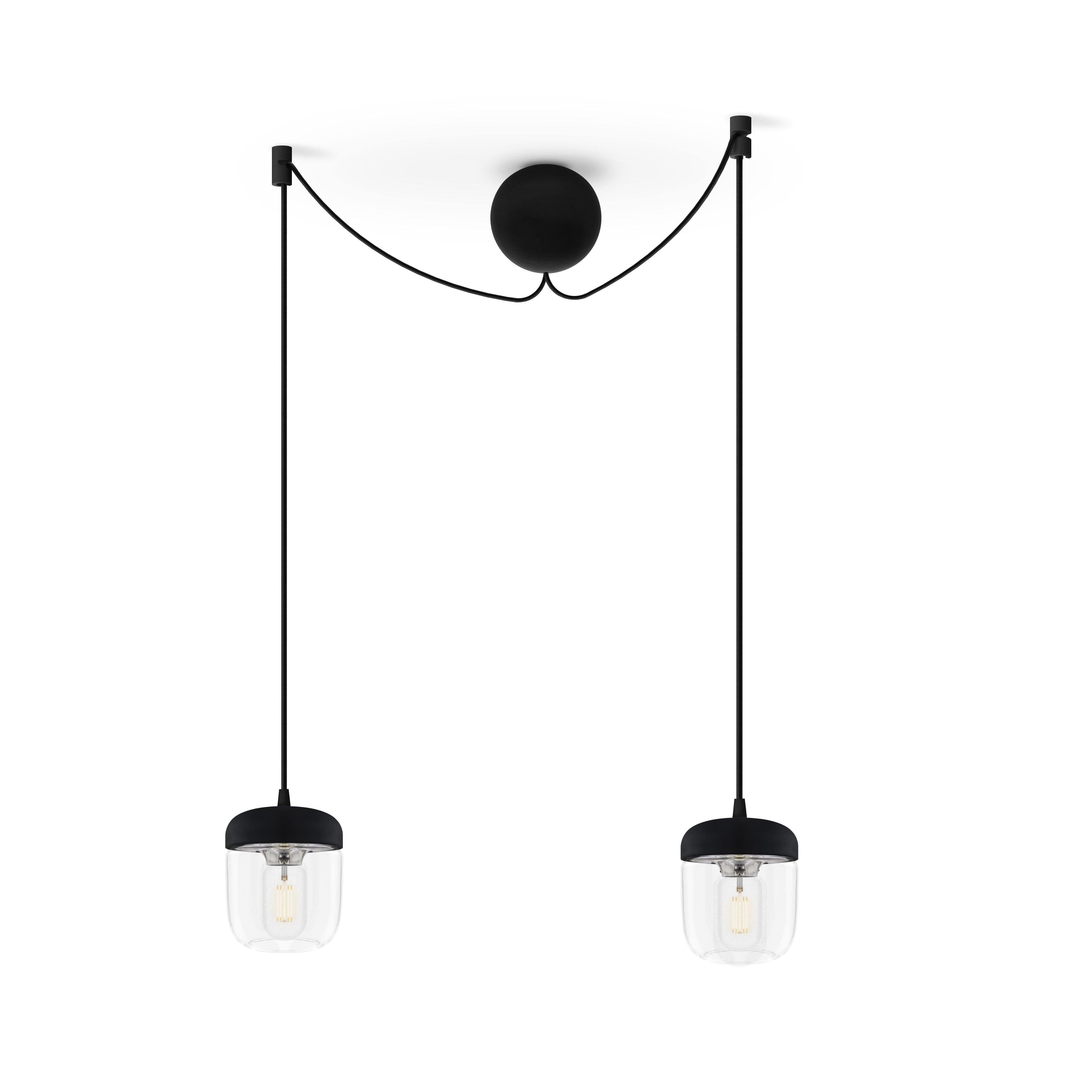 UMAGE ACORN black pendant cluster