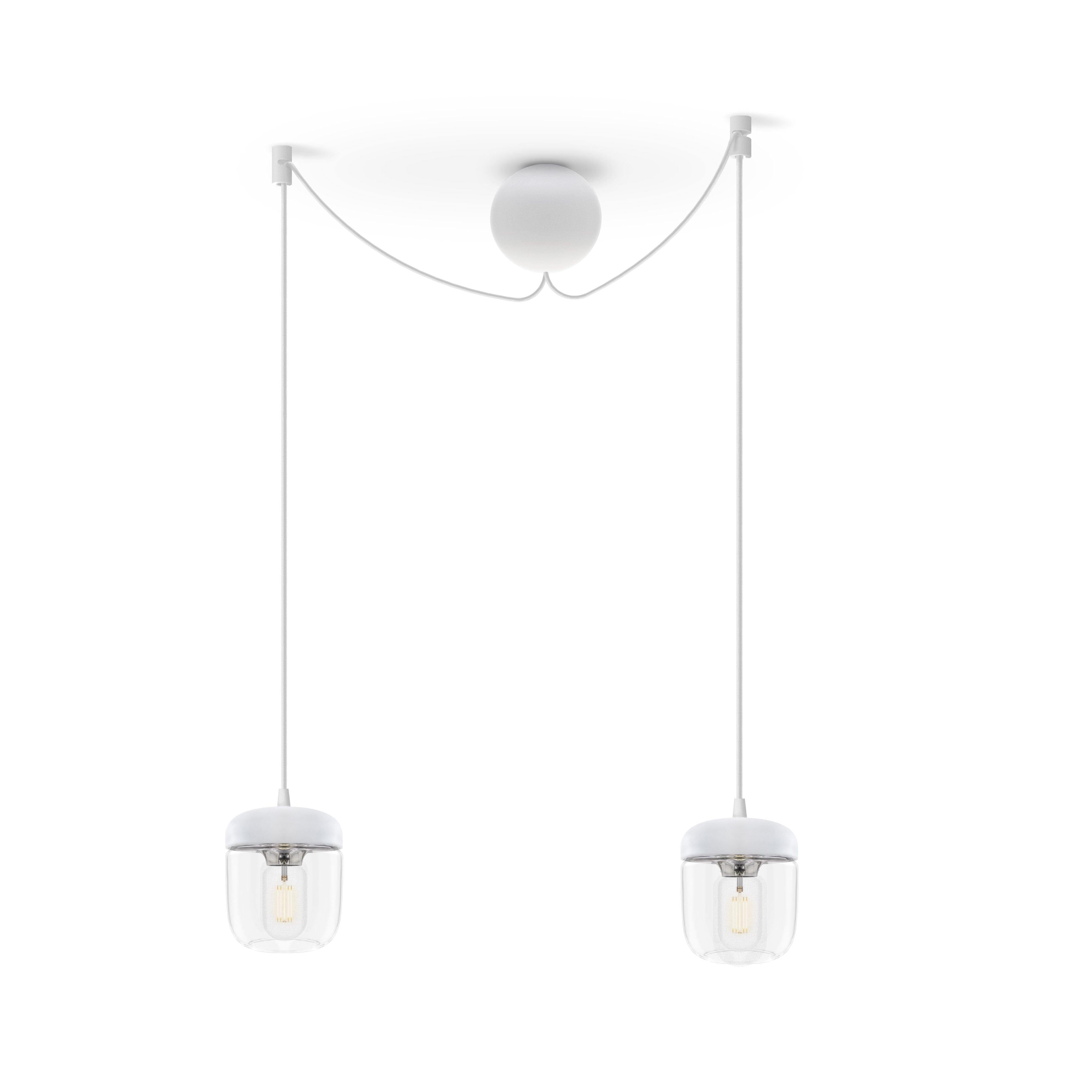Acorn white pollished steel ACORN cluster UMAGE